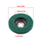 Set of 10 Flap Discs 180 & 320 Grit for 4 Inch Angle Grinder