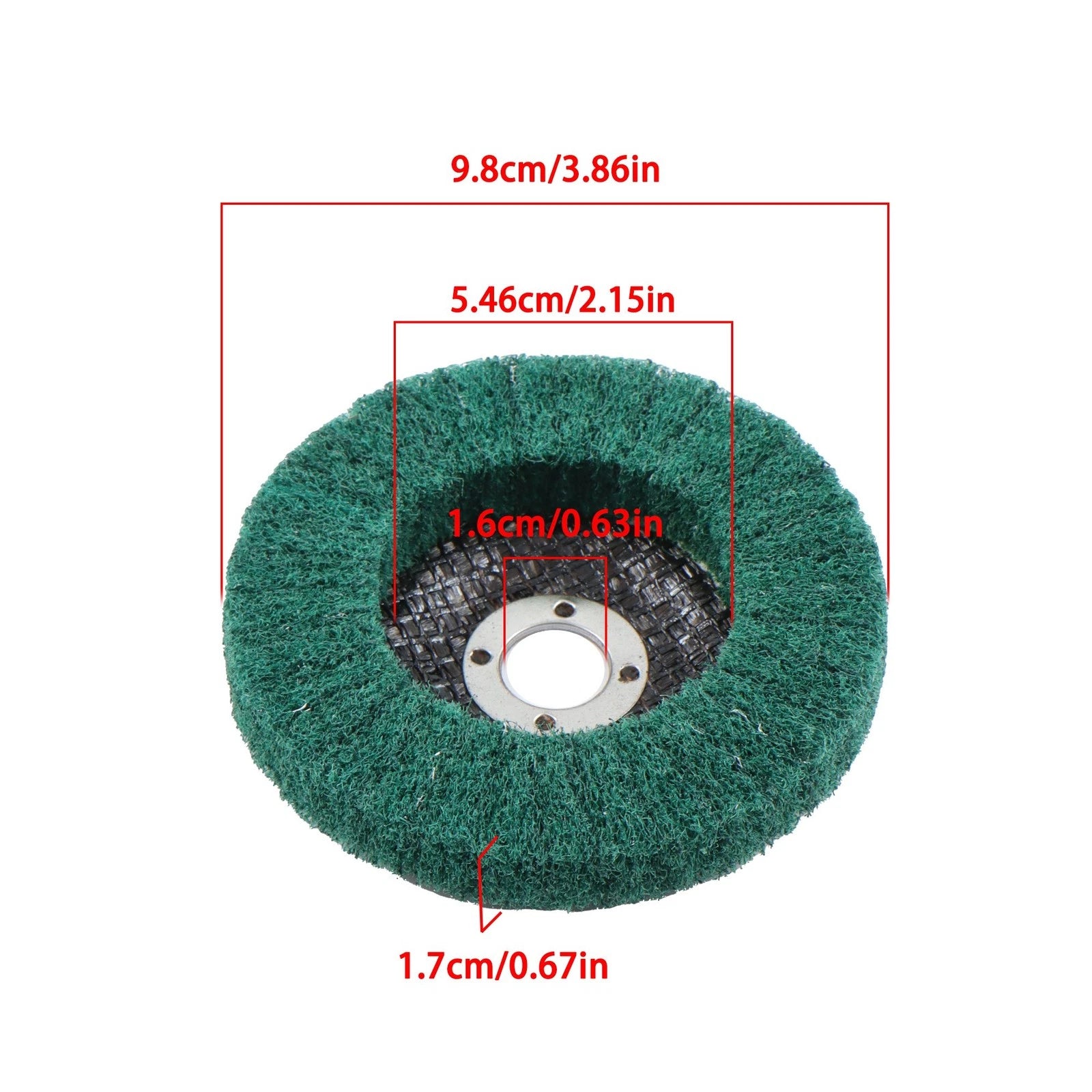 Set of 10 Flap Discs 180 & 320 Grit for 4 Inch Angle Grinder