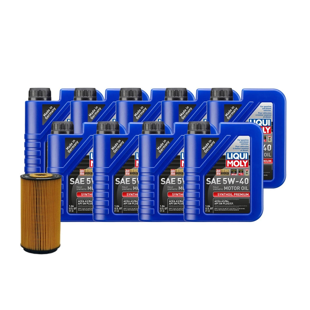 Liqui Moly Synthoil Premium SAE 5W40 Oil Change Kit for Audi CEUA (2015–2023)