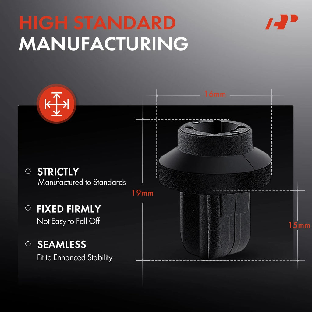 30Pcs License Plate Bracket Screw Grommet Clip for Mercedes-Benz