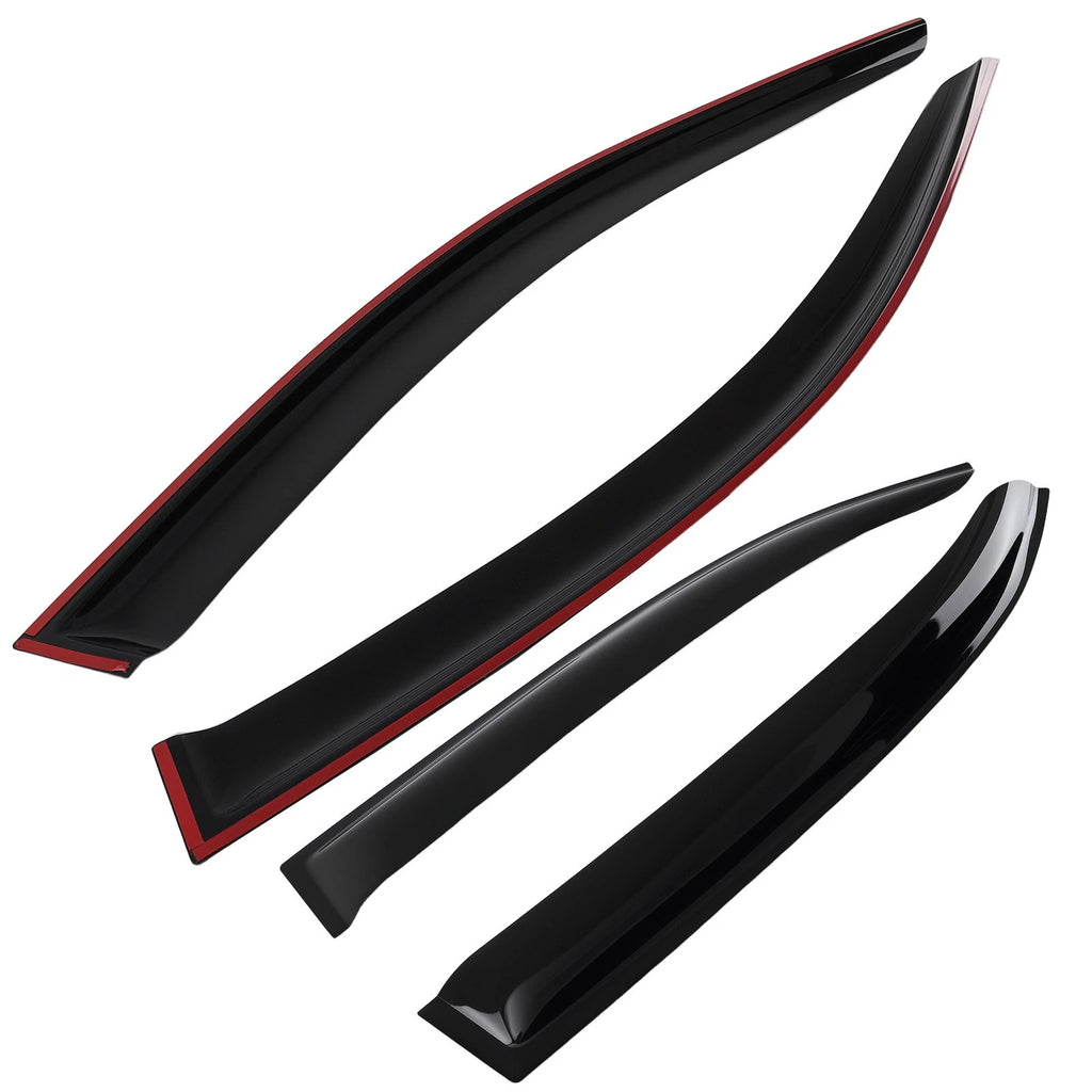 Set of 4 Window Rain Guard Visor Vent for Acura TSX CU2 (2009–2014)