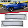 Pair Front Signal Side Marker Lights for GMC Chevy Pickup (1981–1991)