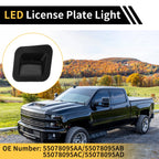 2X License Plate Light White for Dodge Ram 1500 2500 3500 (Smoked Lens)