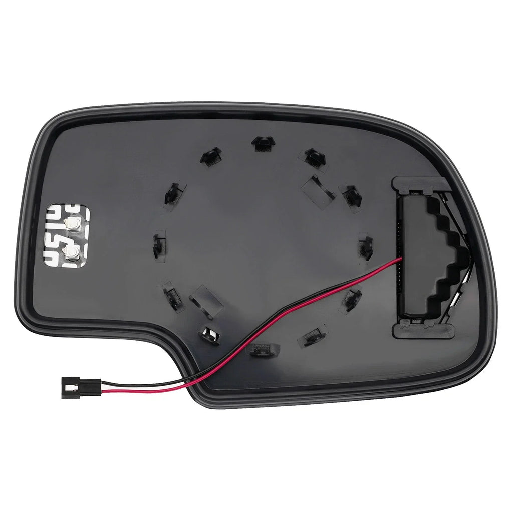 Mirror Glass Heated Turn Signal LH&RH Side for Chevy GMC Cadillac (2003–2007)