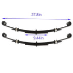 Set of 2 Heavy Duty Rear Leaf Springs for EZGO TXT (1996–2013)