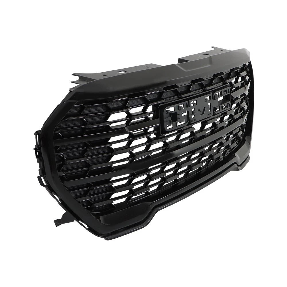 Center Grille for GMC Terrain Denali (2022–2023) Gloss Black with Camera Holes
