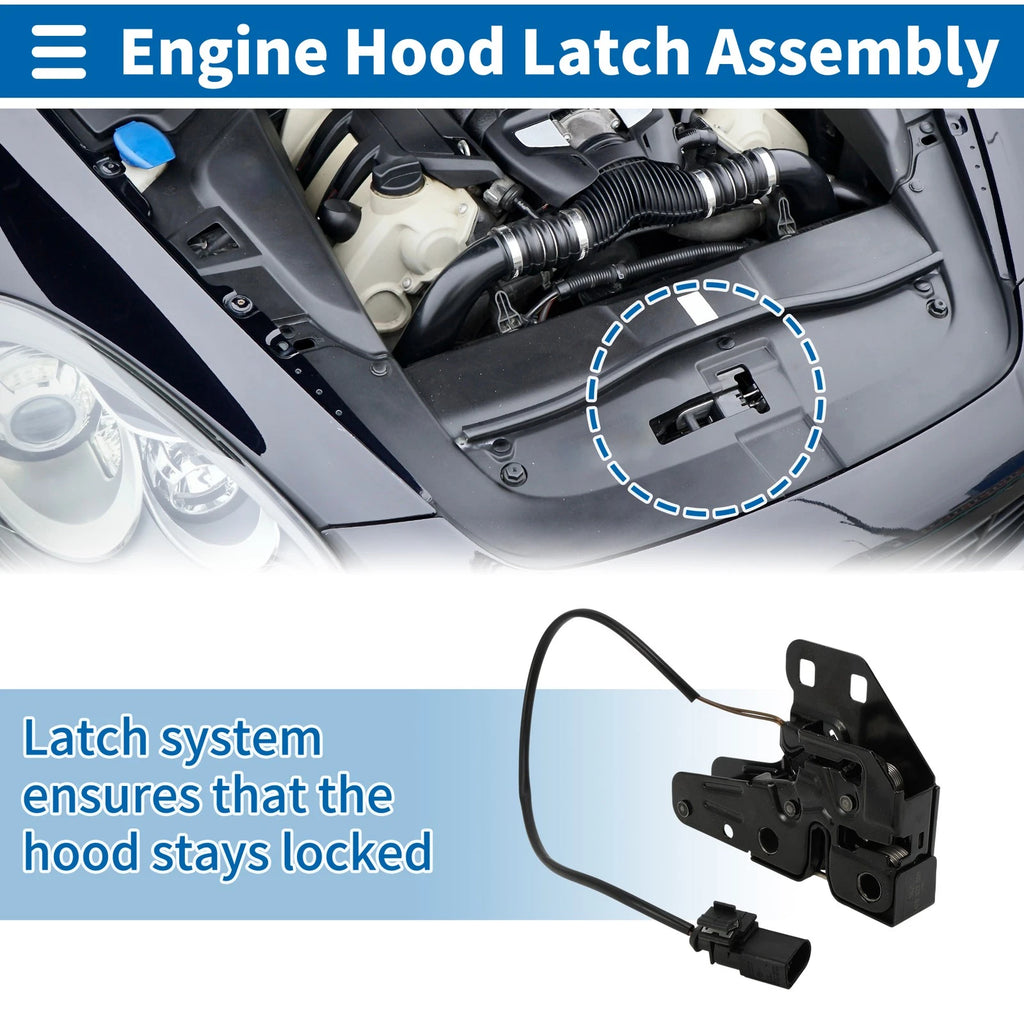Hood Latch Assembly for Audi S4 (2001–2009) No. 4FD823509
