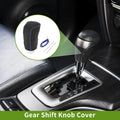 Gear Shift Knob Cover for Mazda 3 (2014–2018) Black Blue Faux Leather