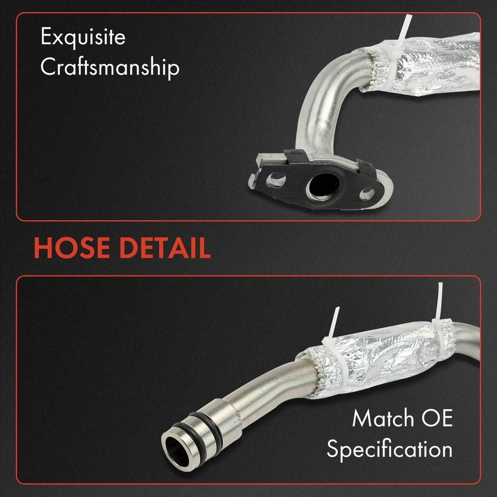 Turbocharger Oil Return Line for Ford Explorer Taurus Flex