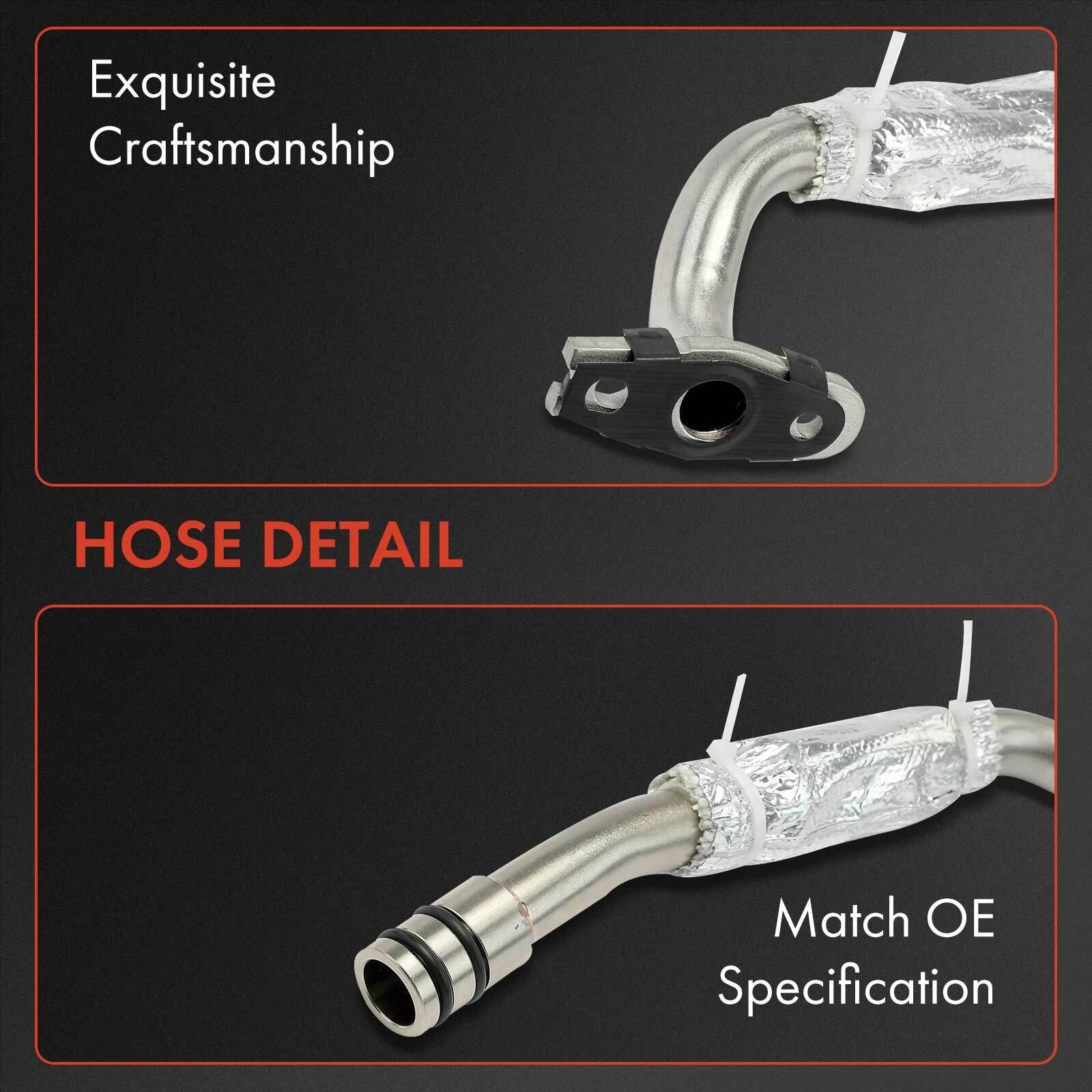 Turbocharger Oil Return Line for Ford Explorer Taurus Flex