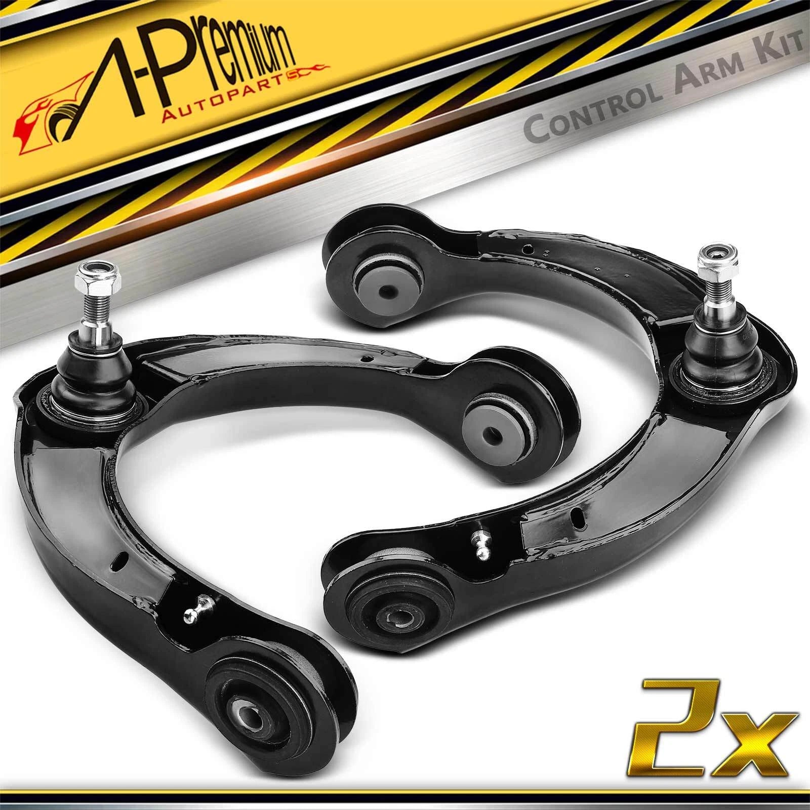 2X Front Upper Control Arms with Ball Joints for Jeep Grand Cherokee (2011–2015)