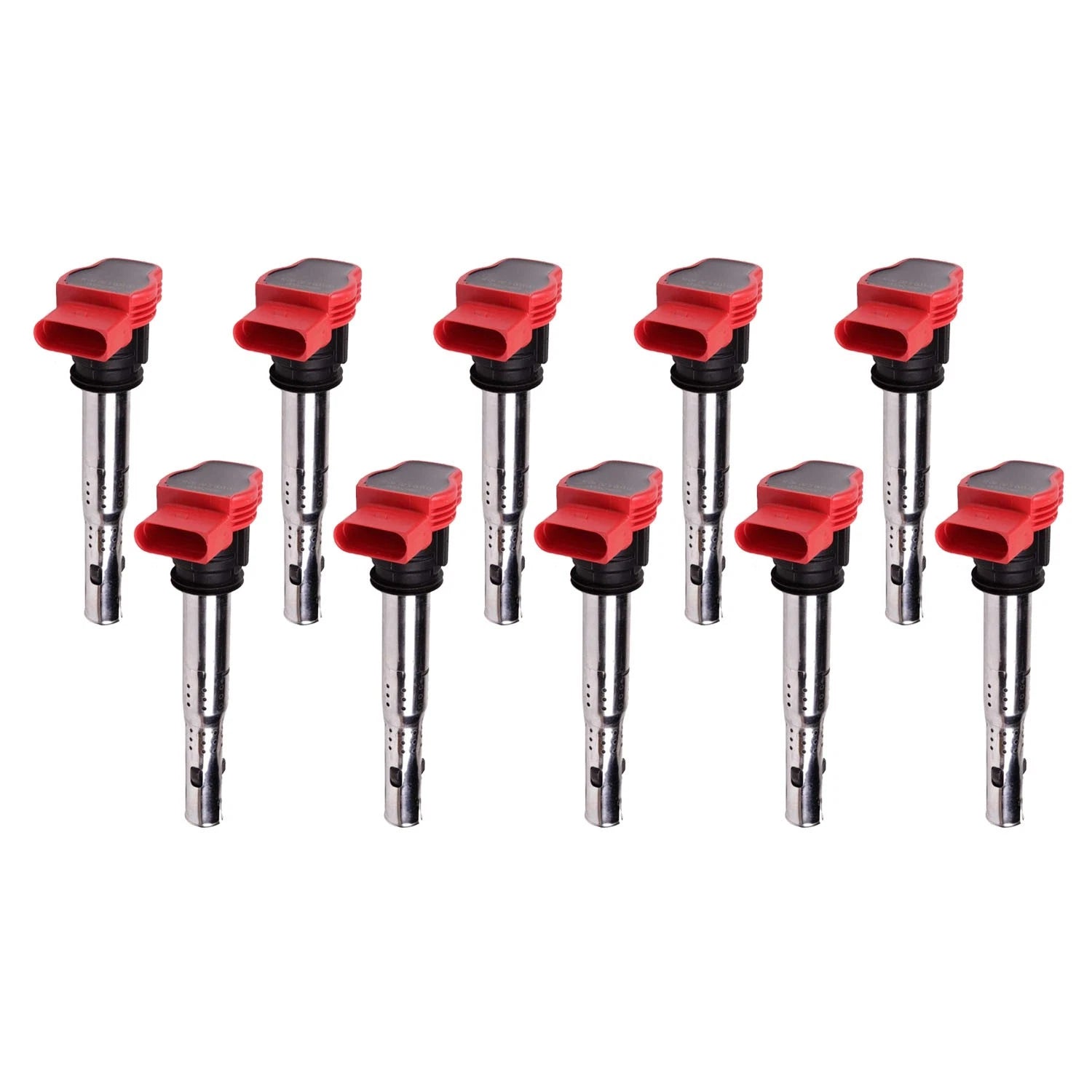 Set of 10 Ignition Coils for Audi R8, S6, S8 5.2L V10 (2007–2015)