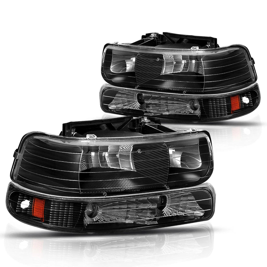 Bumper Headlight Lamp Amber Side for Chevy Silverado/Suburban (1999–2006)