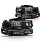 Bumper Headlight Lamp Amber Side for Chevy Silverado/Suburban (1999–2006)