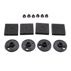 Oil Cooler Radiator Kit for Car Transmission Front Mount (Aluminum Alloy, Black)