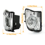 Pair Fog Lights for Lexus IS250 IS350 (2006–2010) - Clear, Bulbs Included