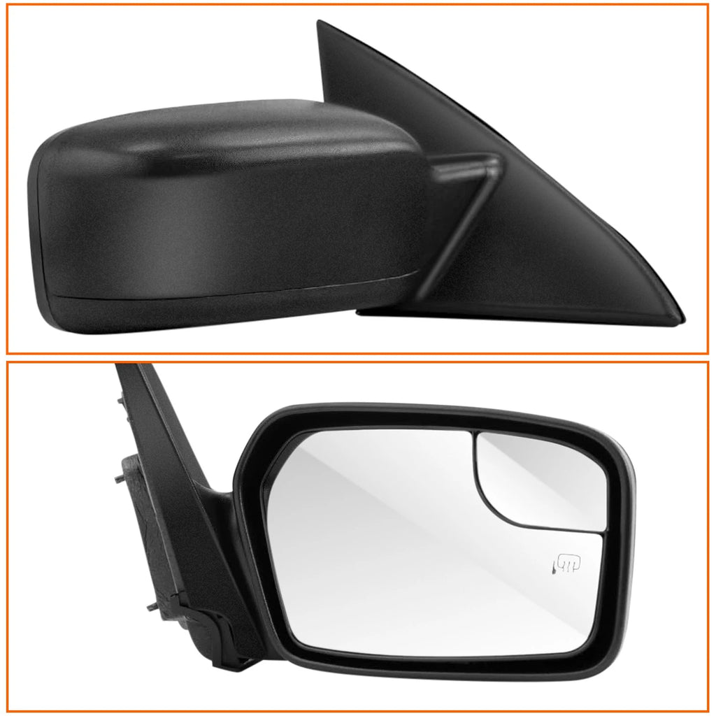 Power Heated Blind Spot Puddle Light Side View Mirror RH for Ford Fusion (2011–2012)