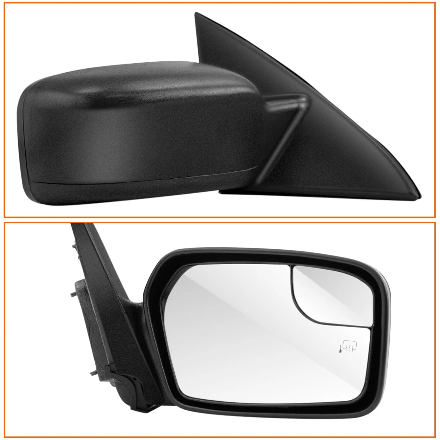 Power Heated Blind Spot Puddle Light Side View Mirror RH for Ford Fusion (2011–2012)