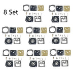 Set of 8 Carburetor Rebuild Kits for Dolmar PS630 PS6400 PS7300 PS7900 RB-201