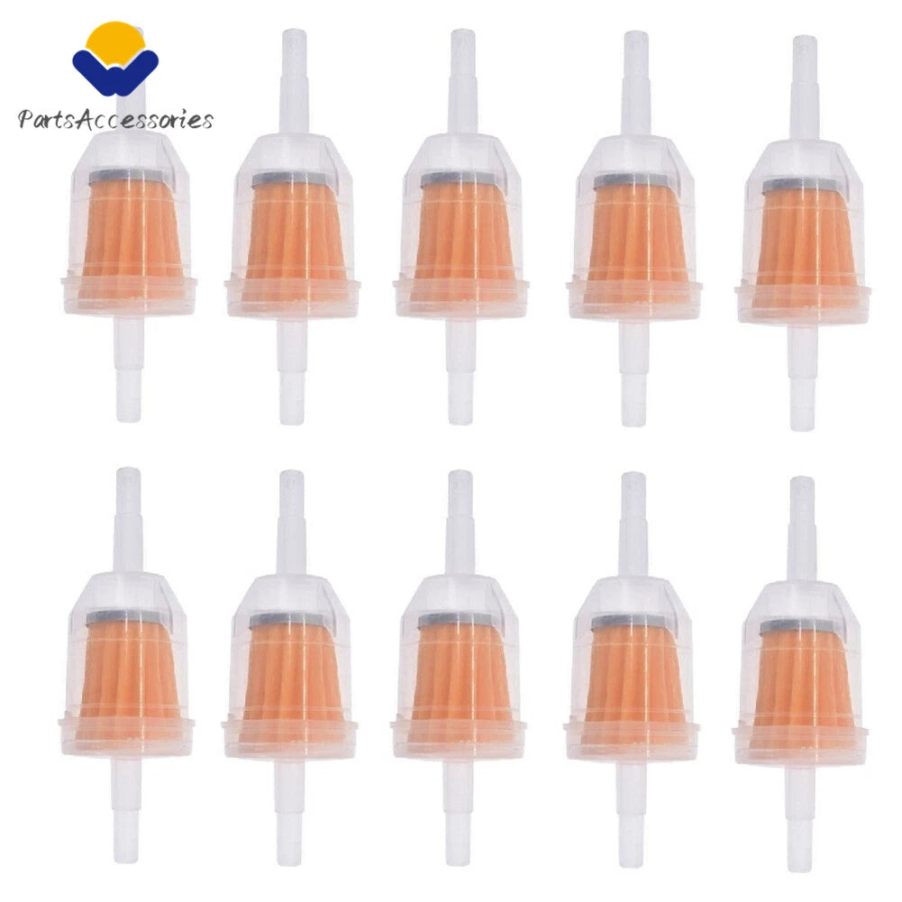 10PCS Fuel Filter for Small Engine (1/4'' 5/16'' Line)