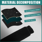Dashboard Cover for Toyota Alphard (2023) - Black Polyester Non-Slip