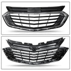 Front Bumper Upper Grille for Chevrolet Equinox (2018–2021) Black Chrome Trim