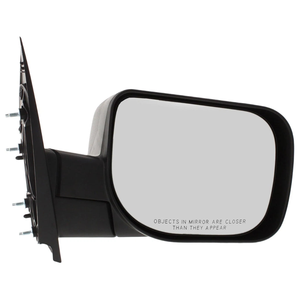 Manual Mirror for Nissan Titan (2004–2015) Passenger Side Folding Black