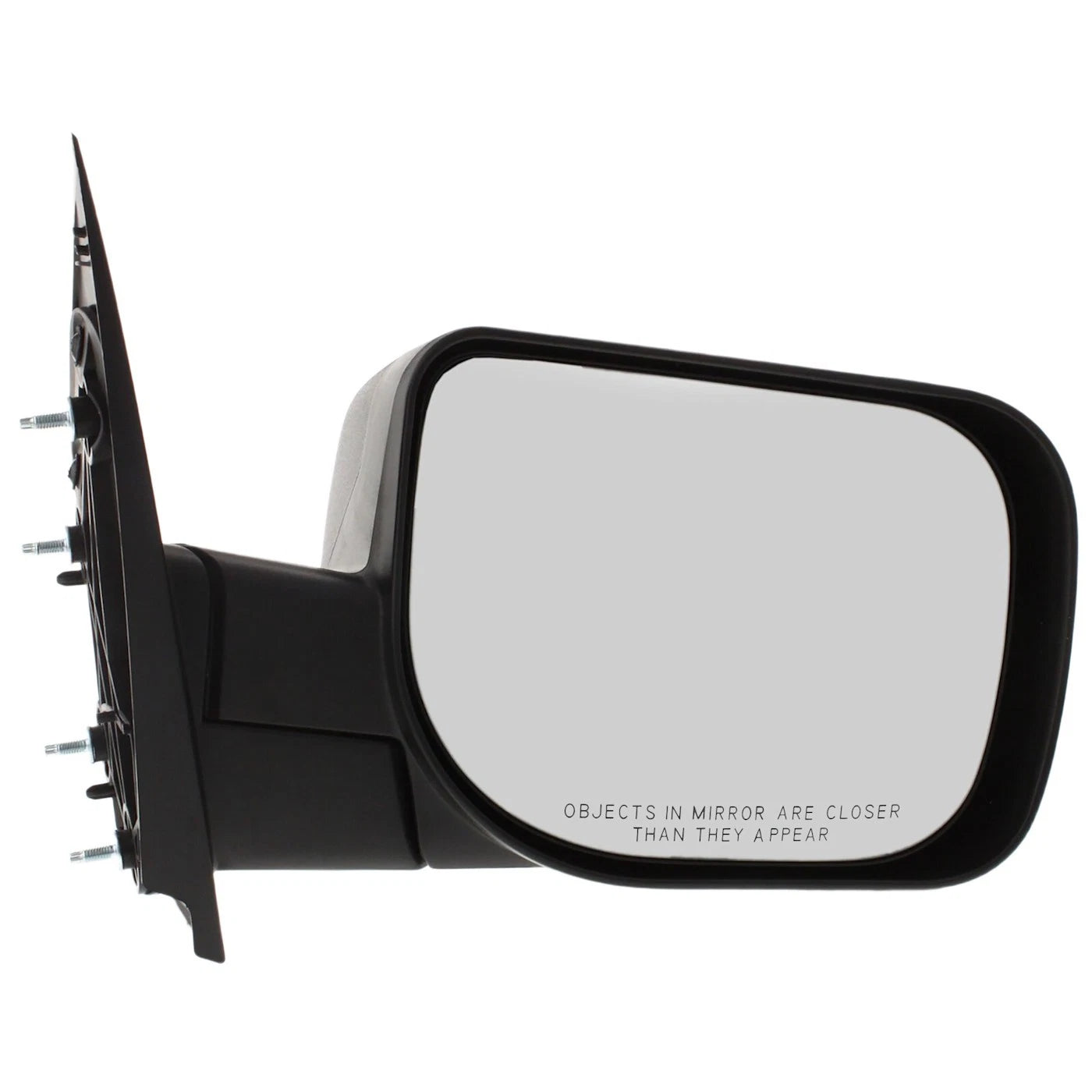 Manual Mirror for Nissan Titan (2004–2015) Passenger Side Folding Black