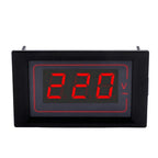 Digital Voltmeter 50-500V with Red LED Display for Electrical Panels