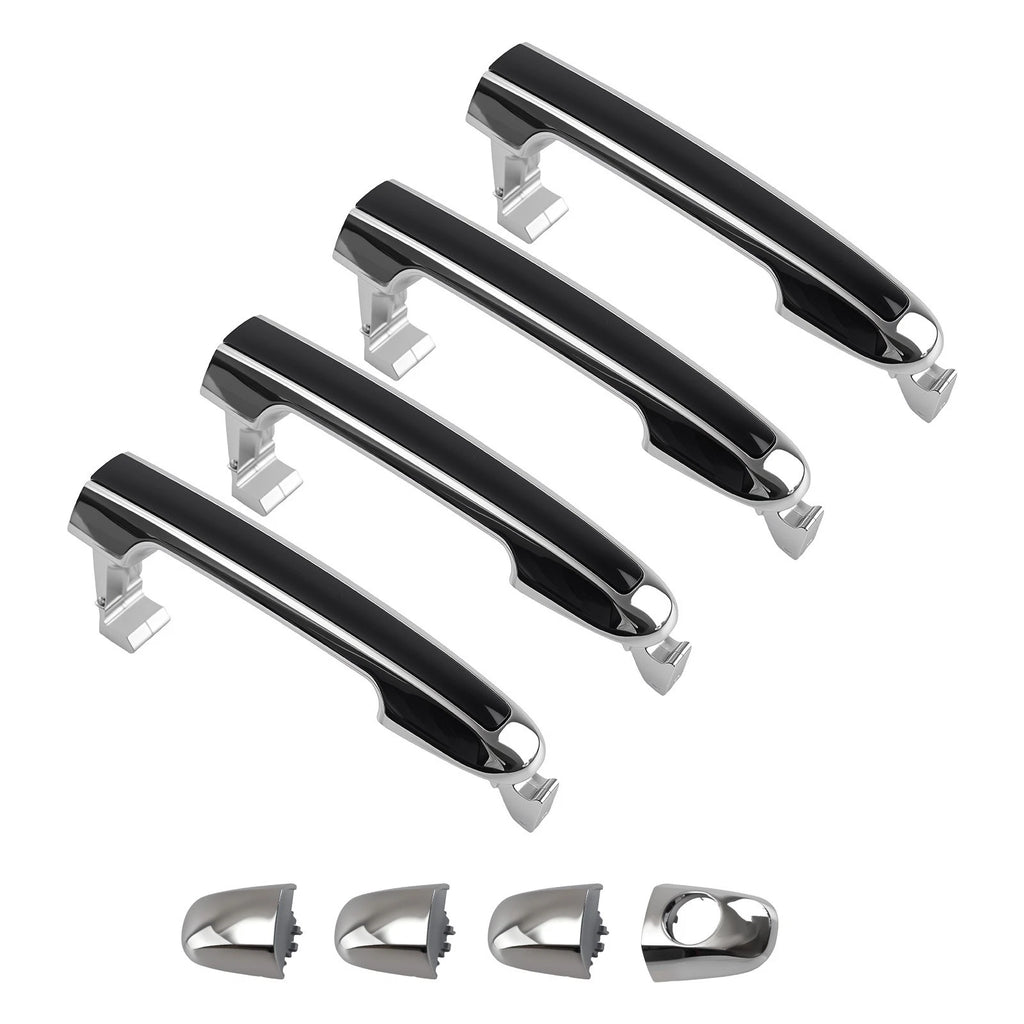 Set of 4 Exterior Door Handles for Hyundai Sonata (2005–2010) 82652-3K010 Black