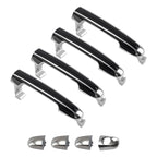 Set of 4 Exterior Door Handles for Hyundai Sonata (2005–2010) 82652-3K010 Black