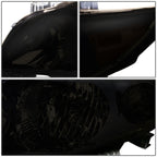 Pair of Smoked Housing Amber Corner Headlights for Toyota Corolla (2009–2010)