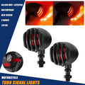 Black Bullet Turn Signal Lights for Harley Davidson Dyna Fatboy (V)