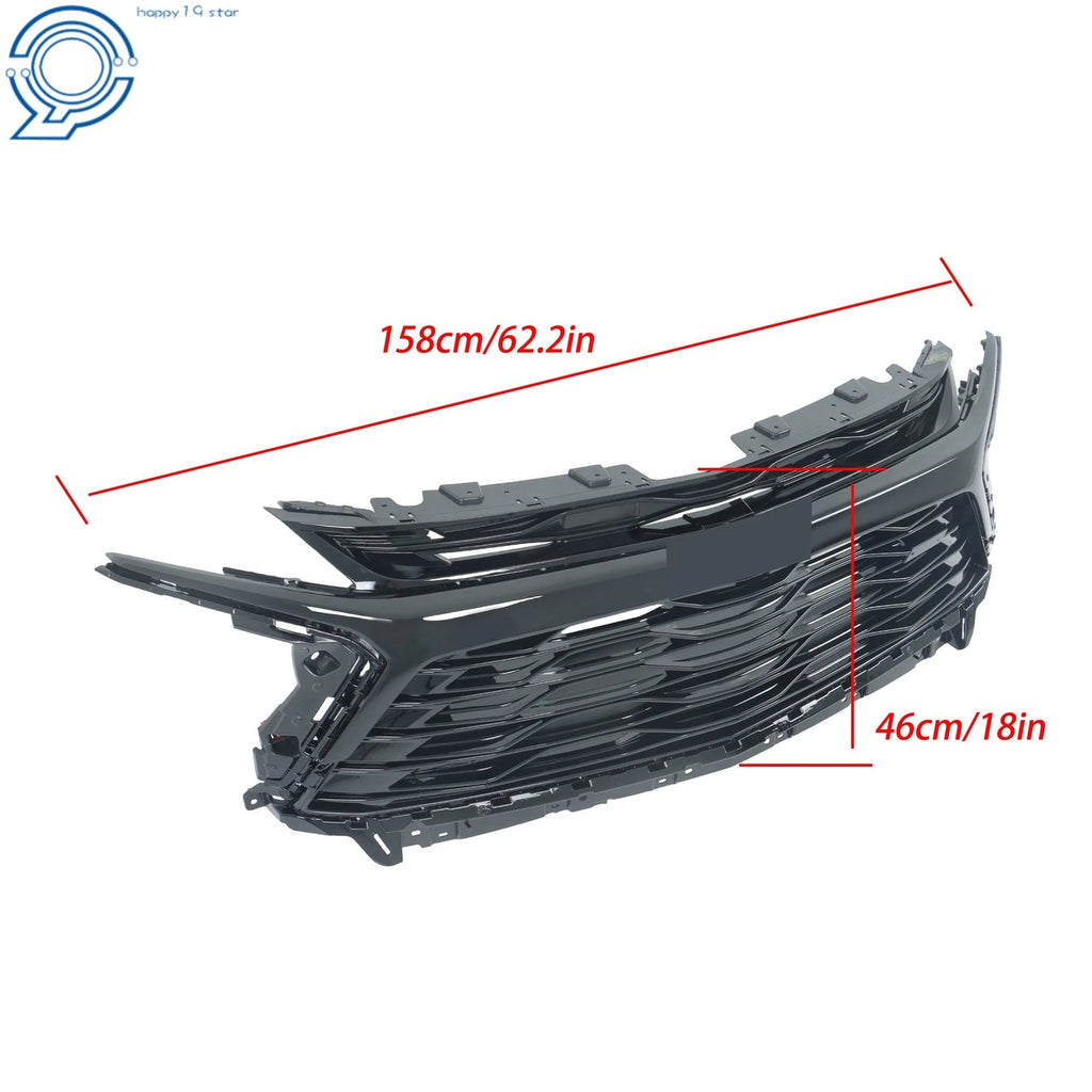 Gloss Black Honeycomb Bumper Grille for Chevrolet Blazer RS (2023–2025)