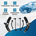 Front Control Arm Ball Joint & Sway Bar Link Kit for KIA Soul (2014–2019)