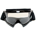 Clear Black Motocross Goggles for Dirt Pit Bike (Anti-Fog, UV Protection)
