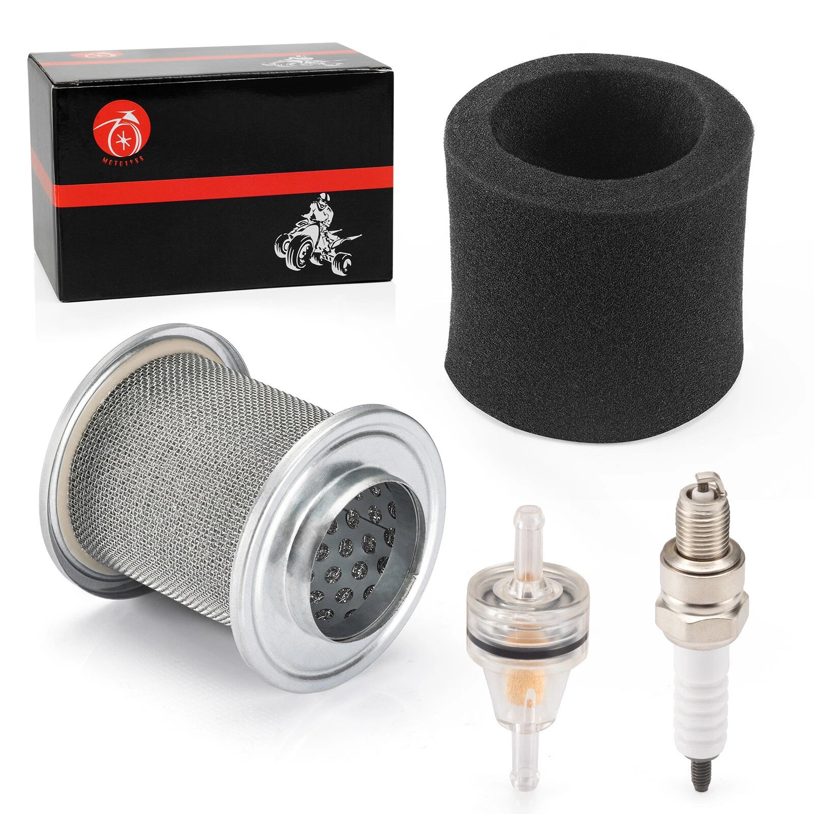 Air Filter Holder Kit & Spark Plug for Honda TRX90EX/TRX90X (2006–2023)