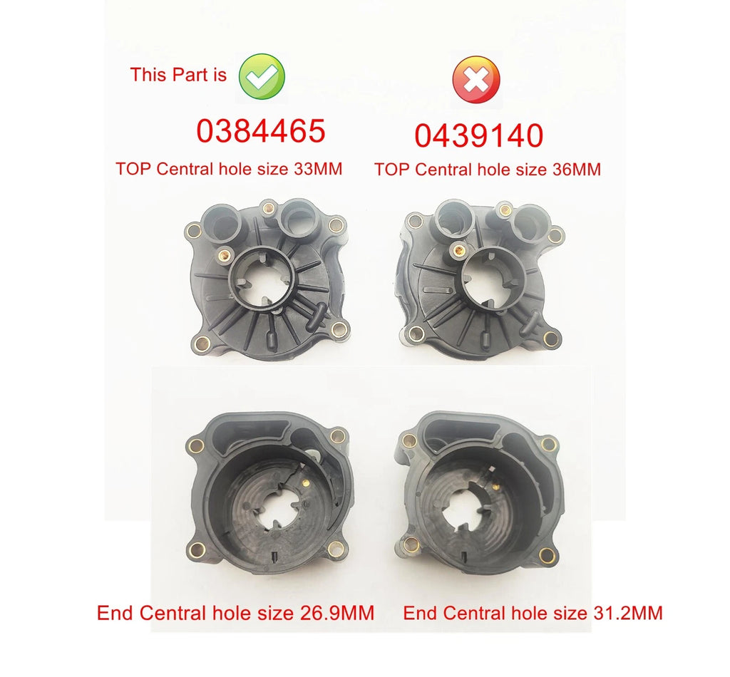 Water Pump Kit for Johnson Evinrude (Center Shaft Hole 33MM) 0384465 03844653