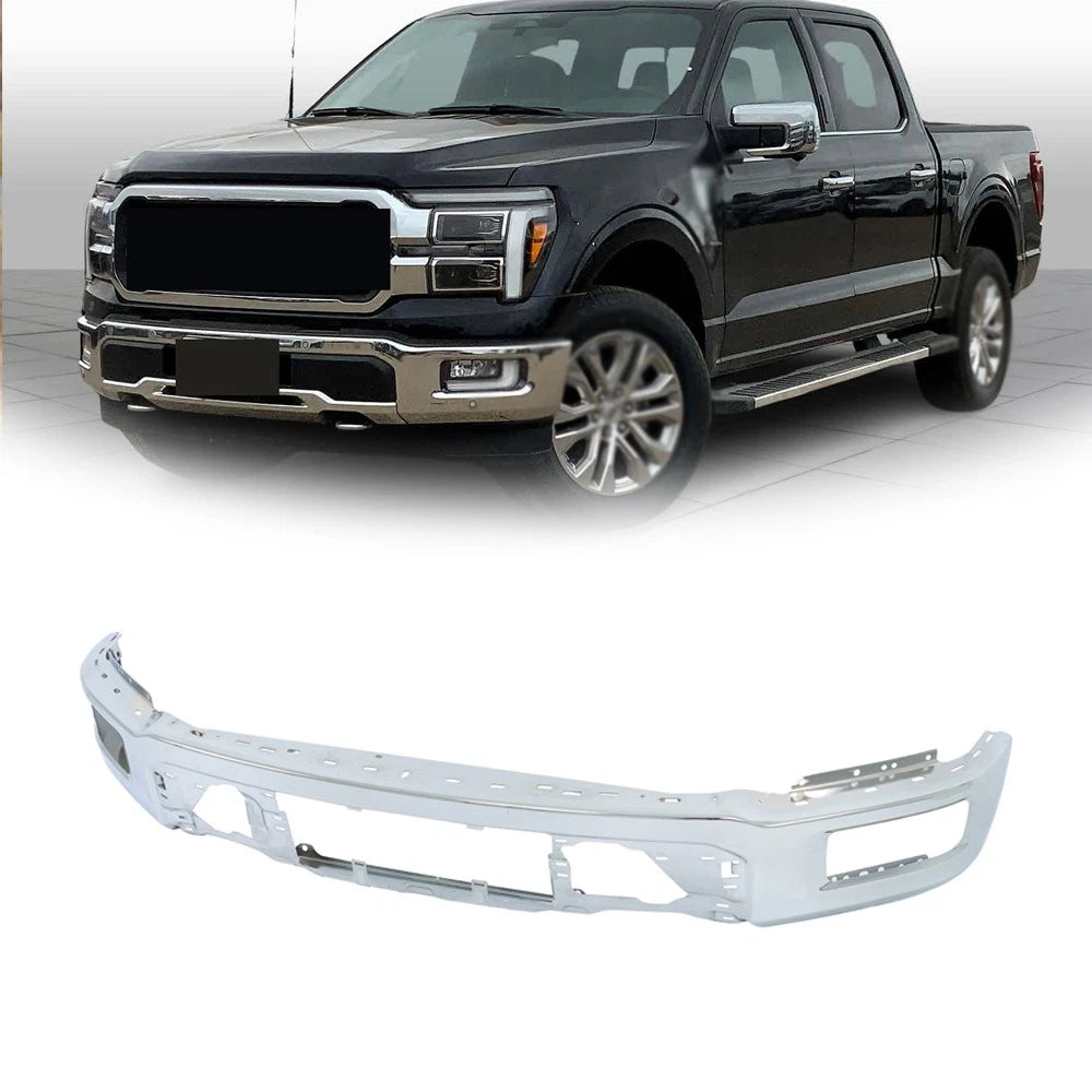 Chrome Replacement Front Bumper Face Bar for Ford F150 (2024–2025)