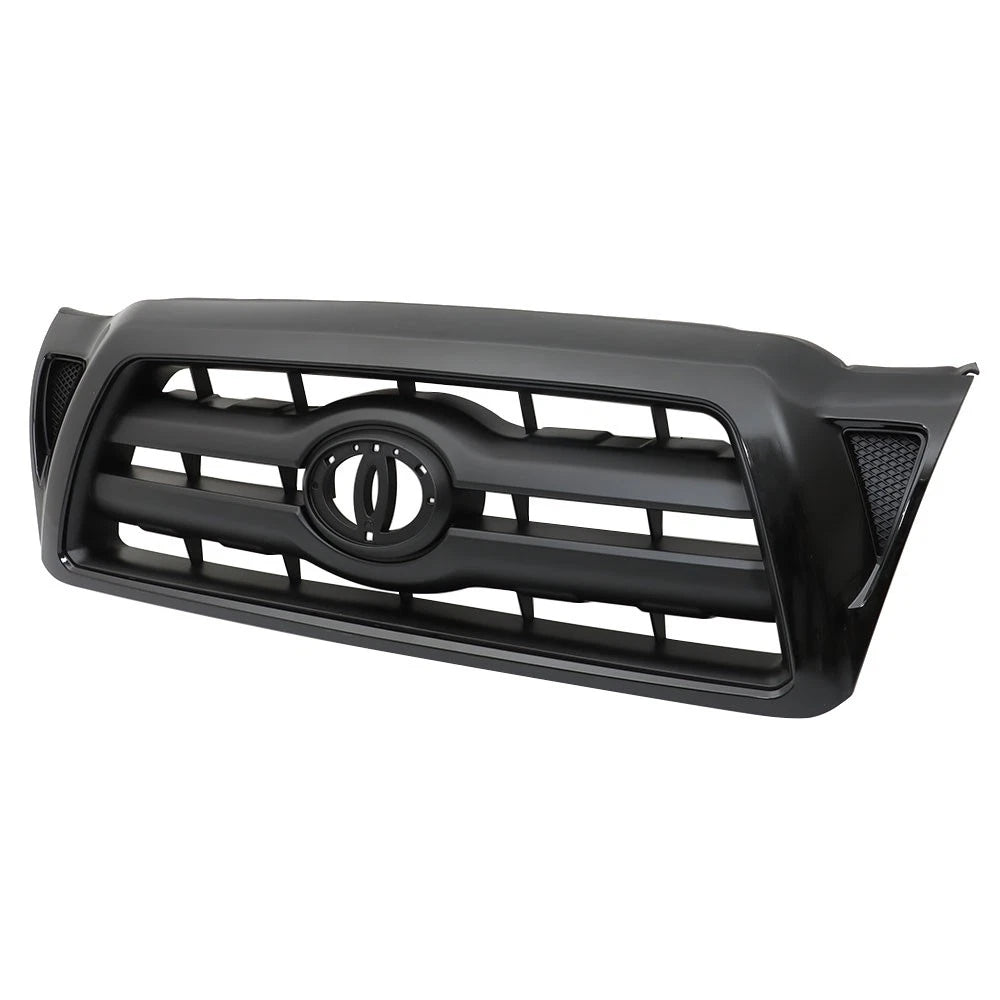 Front Grille Bumper Upper for Toyota Tacoma (2005â2011) Gloss Black Mesh