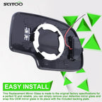 Driver Side Mirror Glass with Heated Signal Light for Chevy GMC (2003–2007)