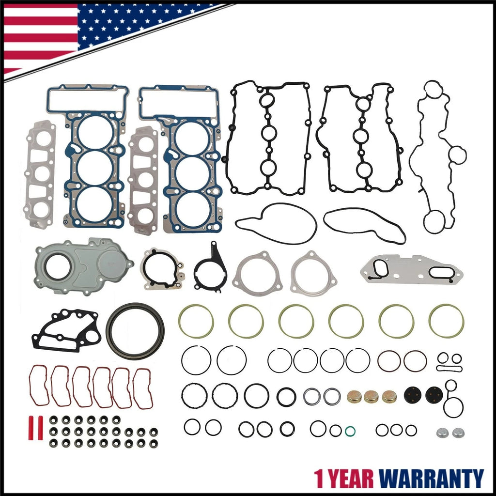 Set of 4 Engine Cylinder Head Valve Cover Gaskets for Audi A6 A7 S5 Q5 Q7 (3.0T)