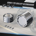 Pair Chromed Rear Axle Nut Covers for Harley Forty Eight XL1200X (2005–2022)