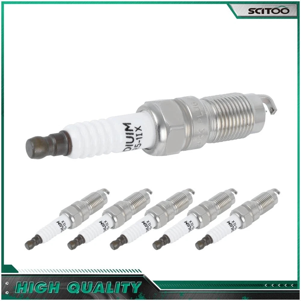 Set of 6 Iridium Platinum Spark Plugs for Ford Freestar V6 3.6L (2006–2007)