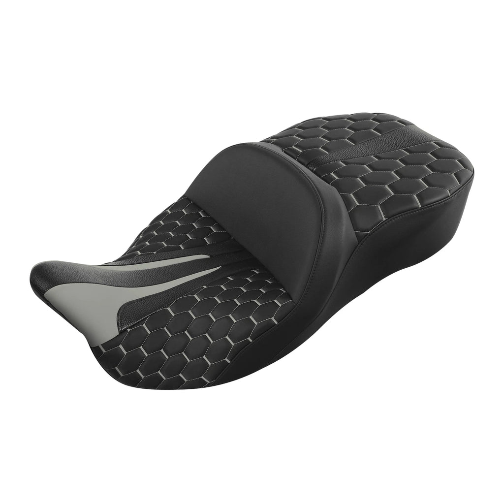 Black Driver & Passenger Seat for Harley Touring Electra Road Glide (2009–2023)