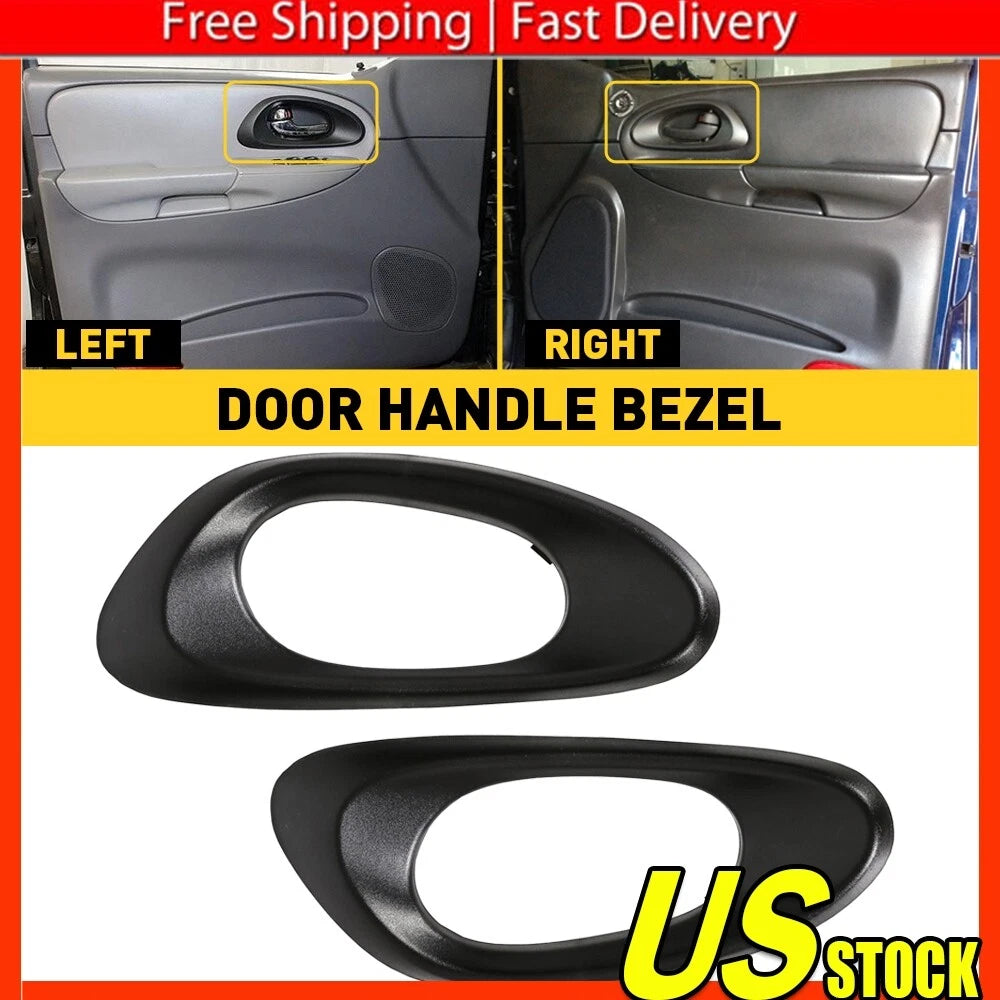 Set of 2 Door Handle Bezel Trim for Chevrolet Trailblazer (2002–2009)