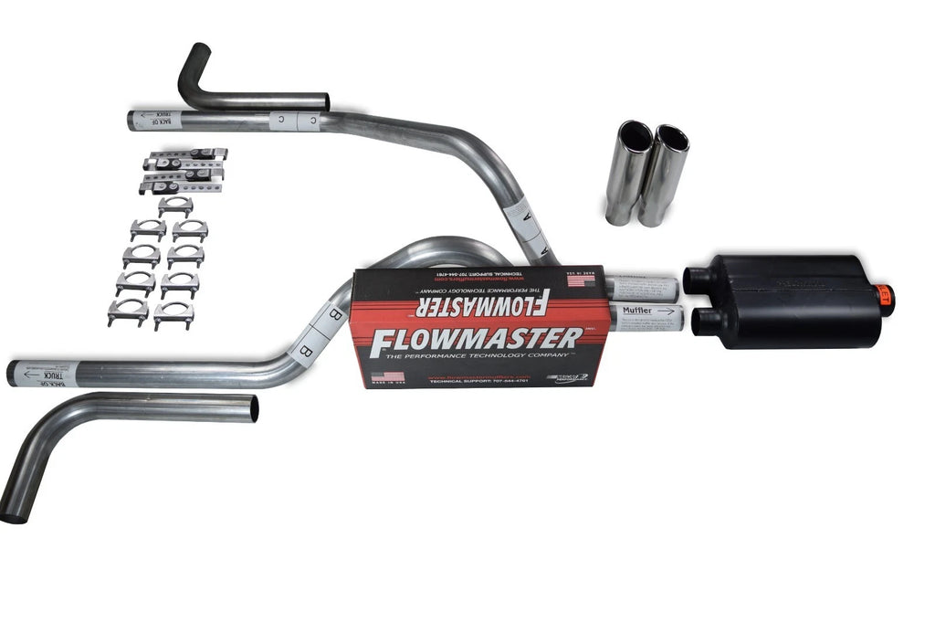 Dual Exhaust Kit for Dodge Dakota (1997–2005) - 2.5" Side Clamp