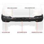 Black Steel Front Bumper for GMC Sierra 1500 2500 HD Yukon (1999–2006)