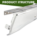 Set of 2 Chrome Rear Bumper Ends for Ford F150 (2015–2020)