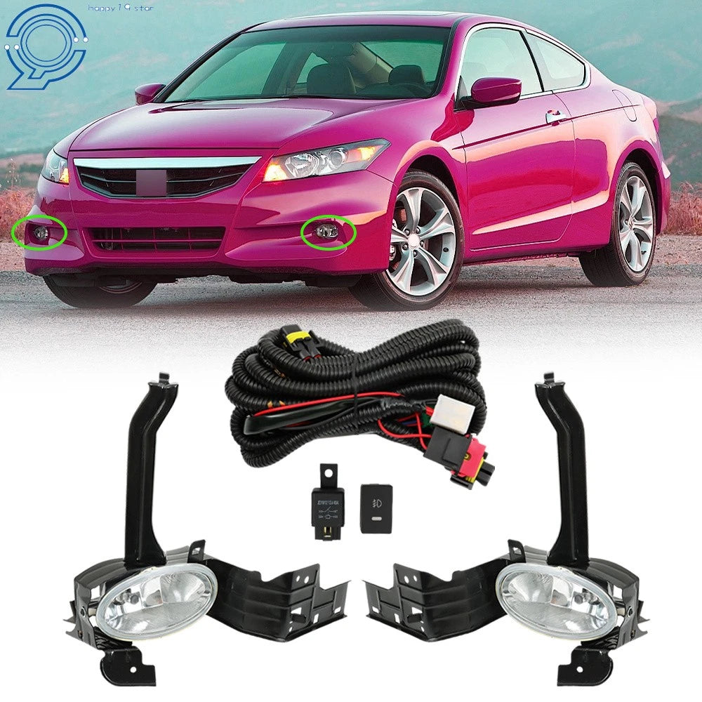 2X Fog Lights for Honda Accord Sedan (2008–2010)